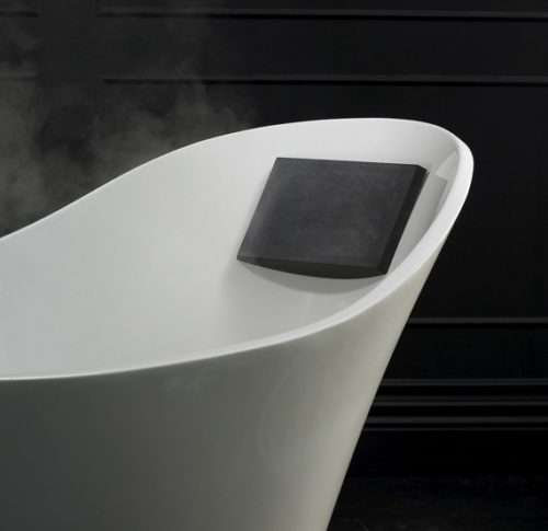 Victoria + Albert Amalfi bath headrest is distributed in Queensland by Luxe by Design, Australia.