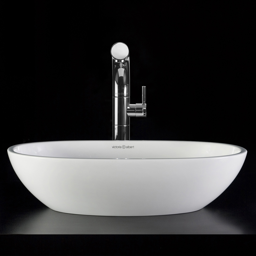 Victoria + Albert Barcelona 48 basin in volcanic limestone is distributed in Queensland by Luxe by Design, Brisbane.