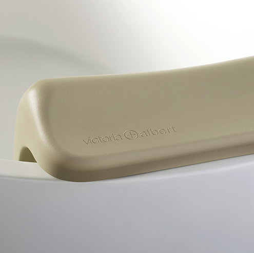 Victoria + Albert Ios and Edge bath Luxury backrest is distributed in Queensland by Luxe by Design, Australia.