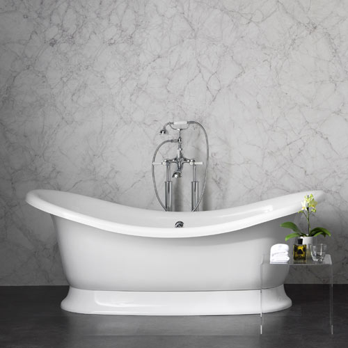 Victoria + Albert Marlborough stone bath - distributed in Australia by Luxe by design, Brisbane.