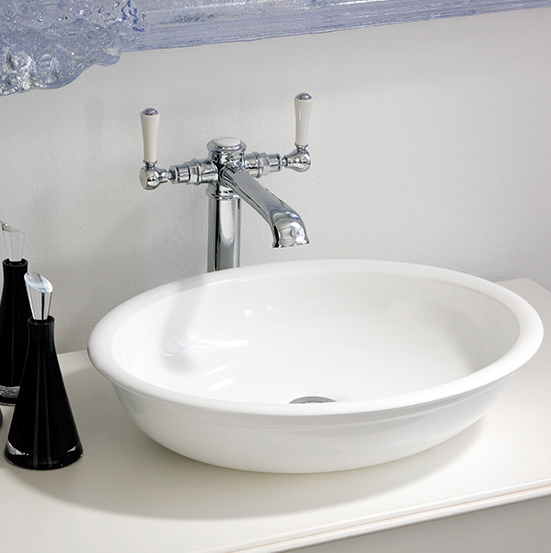 Victoria + Albert Radford 51 basin in volcanic limestone is distributed in Queensland by Luxe by Design, Brisbane.