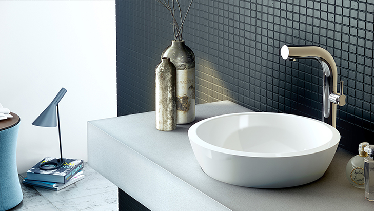 Victoria + Albert Maru 42 basin is distributed to Sydney, Melbourne, Brisbane, Canberra and Hobart by Luxe by Design.