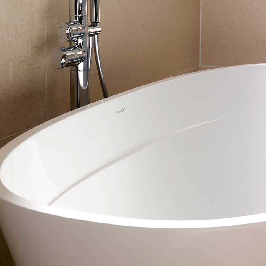 Victoria + Albert Terrassa bath is distributed to Sydney, Melbourne, Brisbane, Canberra and Hobart by Luxe by Design.