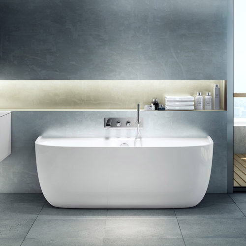 Victoria + Albert Eldon built-in freestanding bath. Distributed in Australia by Luxe by Design, Brisbane.