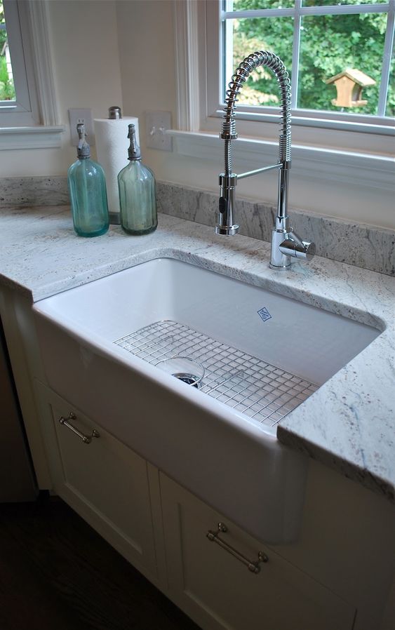 Shaws Butler 800 fireclay butler sink. Distributed in Australia by Luxe by Design, Brisbane.