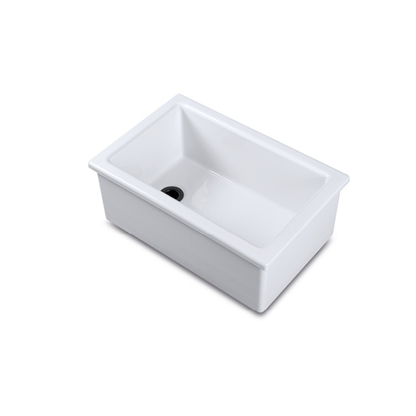Shaws Laboratory type 3 sink. Fireclay sink for labs, schools and professional kitchens by Shaws of Darwen, England. Imported and distributed in Australia by Luxe by Design, Brisbane.