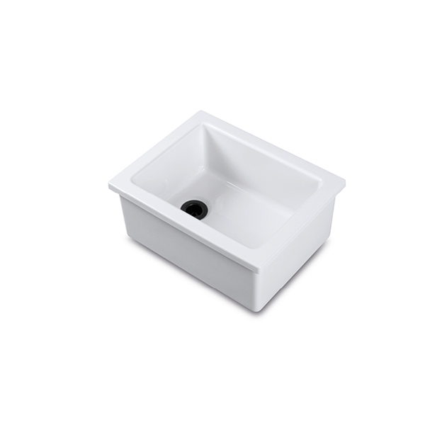 Shaws Laboratory type 4 sink. Fireclay sink for labs, schools and professional kitchens by Shaws of Darwen, England. Imported and distributed in Australia by Luxe by Design, Brisbane.