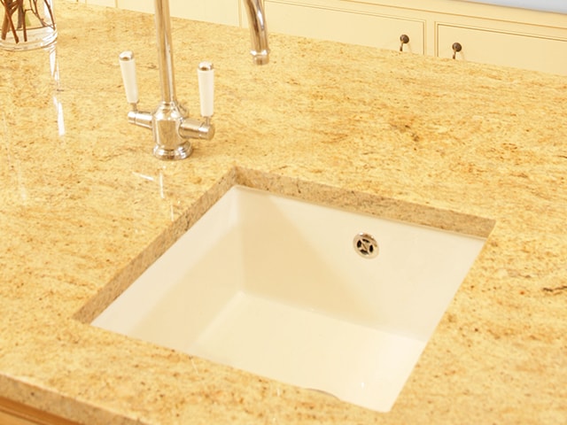 Shaws Square inset undermount sink. Single bowl 460m fireclay sink by Shaws of Darwen, England. Imported and distributed in Australia by Luxe by Design, Brisbane.