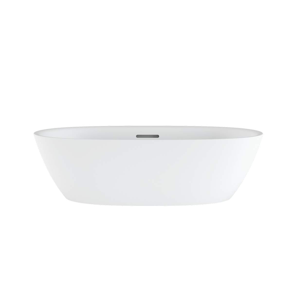 Victoria + Albert Lussari 55 basin in matt white. Also available in gloss white or custom colour exterior paint in any matt or gloss colour. Distributed in Australia by Luxe by Design, Brisbane.